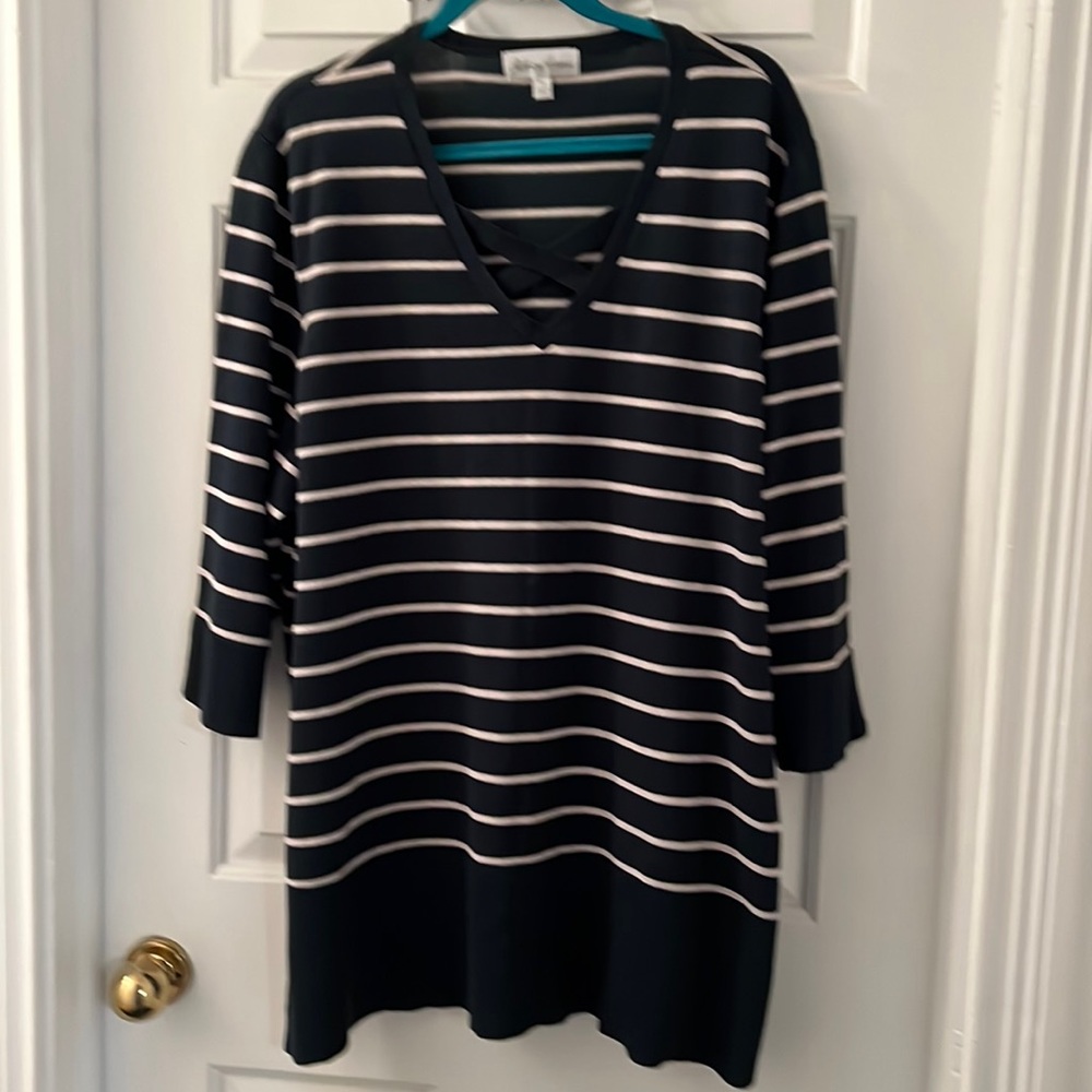Dark Green Stripped Long Sleeve